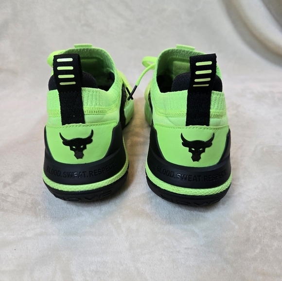 Womens Under Armour Lime Green Sneakers - Picture 8 of 9